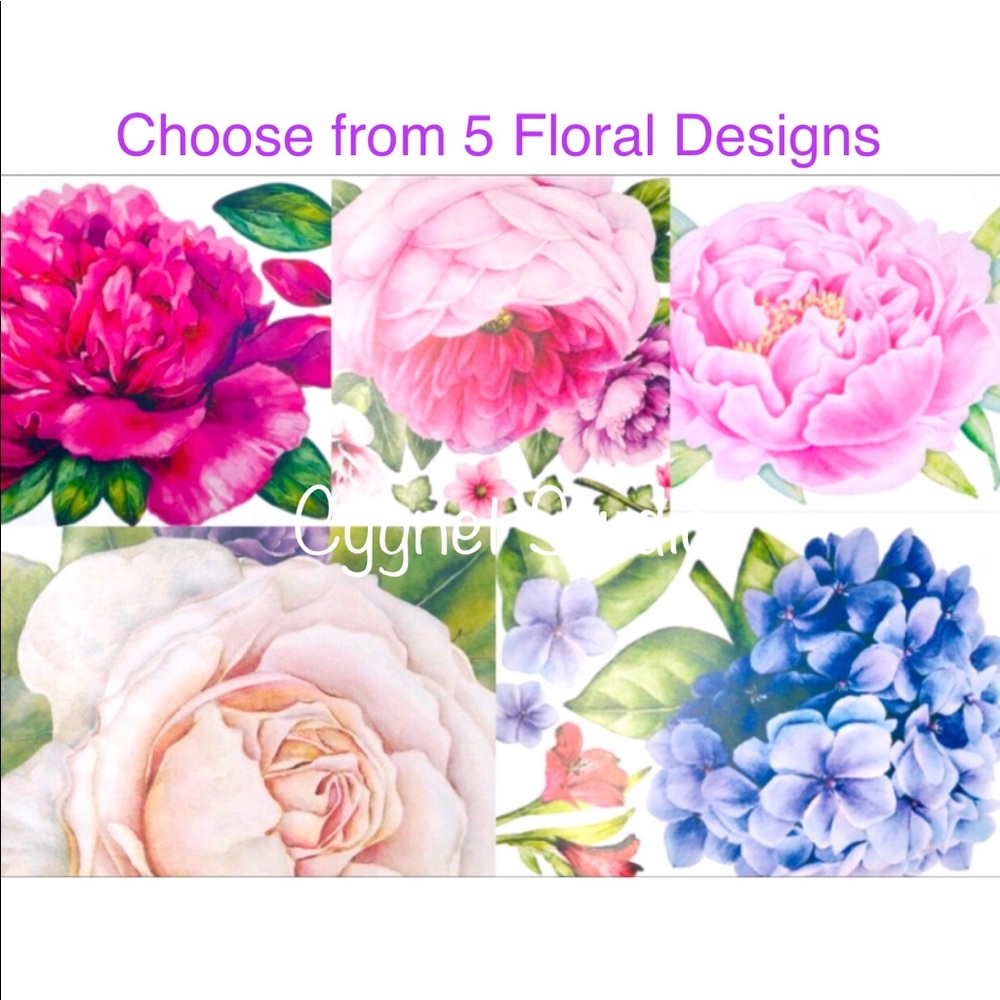 Main Street Jumbo Floral Wall Decor Creations Stickers (Choose Design)